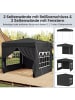 COSTWAY Pop up Pavillon 3 x 3 m in Schwarz