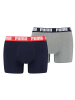 Puma Boxershorts PUMA BASIC BOXER 6P in 036 - Blue / Grey Melange