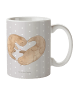 Mr. & Mrs. Panda Kaffeebecher Otter Herz ohne Spruch in Grau Pastell