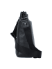 Mandarina Duck Mellow Leather Umhängetasche Leder 30 cm nero