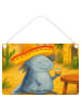 Mr. & Mrs. Panda Wegweiser Axolotl Tequila Design ohne Spruch in Weiß