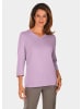 GOLDNER V-Pullover in flieder