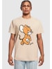 Merchcode Merchcode Herren Tom & Jerry - Angry Mouse T-Shirt in sand