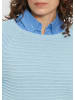 QS Strickpullover langarm in Blau