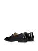 Jimmy Choo Schwarz Leder Slip-On Loafer