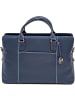 MYWALIT Aktentasche Leder 40 cm Laptopfach in royal