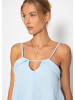 SASSYCLASSY Musselin Top aus Baumwolle in Hellblau