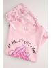 Coccodrillo Mädchenpyjama in rosa