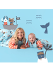 Schlummersack Babyschlafsack, 1.0 TOG in Hellblau-Rot