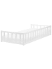 Beliani Kinderbett AURIBEAU in Weiß - (W) 97 x (H) 41 x (L) 207 cm