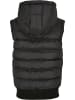 Urban Classics Urban Classics Herren Boys Small Bubble Hooded Vest in black/black