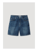 Hessnatur Jeans Shorts in dark blue washed