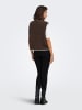 JDY Teddyfell Weste in Chocolate Brown