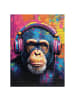 OnlyWow Poster Bunte Schimpanse