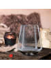 Mr. & Mrs. Panda Glas Windlicht Einhorn Katze mit Spruch in Transparent