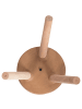 Beliani Outdoor Blumentopf DRYOPTERIS in Braun/Beige - (W) 29 x (H) 82 x (L) 29 cm