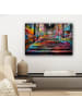 MuchoWow Leinwand bilder Bunte Treppe (BxH)