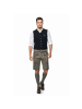 KRÜGER Lederhose Juan in grau