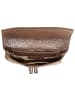Toscanto Toscanto Abendtasche, Umhängetasche Leder bronze, braun ca. 23cm