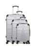 BlueStar 3 tlg. Kofferset  OTTAWA in Grau (95L/64L/37L)