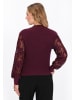 faina Women Sweater in burgundy
