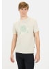 Camel Active T-Shirt mit Print aus Organic Cotton in Beige