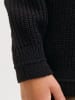 JACK & JONES Junior Pullover JJKAITO KNIT CREW NECK BF JNR in black