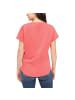 Derbe T-Shirt in Koralle