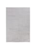 KADIMA DESIGN Teppich Kurzflor Waschbar 3D ILLER Strapazierfähig OEKO-TEX in Silber