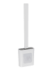 Wenko WC-Bürste ZALANA mit Silikonkopf in Weiß, (B) 9,8 x (H) 35,5 x (L) 4 cm