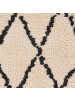 Beliani Kurzflor MIDYAT in Beige/Schwarz - (W) 80 x (H) 1 x (L) 150 cm