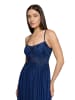 Vera Mont Abendkleid im Glitzer-Look in Dunkelblau/Grau