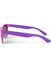 styleBREAKER Nerd Sonnenbrille in Pink-Lila / Grau Verlauf