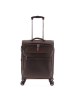 Gladiator 2000 4 Rollen Kabinentrolley 55 cm mit Dehnfalte brown
