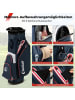COSTWAY Golfbag mit 14 er Unterteilung & Tragegurt in Blau