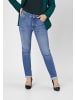 Paddock's 5-Pocket Jeans PAT in light blue with handwork