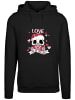 F4NT4STIC Hoodie Anti Valentinstag LOVE is in the air in schwarz