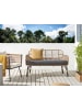 Beliani 2-tlg Gartenbank PRATELLO in /Beige/Grau