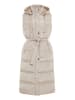 Threadbare Longweste THB Robbie Premium Hoodie Gilet in beige