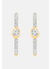 Ethische Diamanten Ohrringe aus 375 Gelbgold mit Lab Grown Diamant