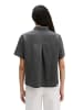 Marc O'Polo Kurzarm-Leinenbluse regular in Oxide Grey