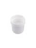 relaxdays Blumentopf Safe in Weiß - (H)13 x ∅12,5 cm