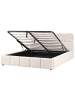 Beliani 2-tlg Doppelbett NOYON in Beige