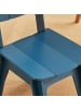 SoBuy Küchenstuhl in Blau - (B)44,5 x (H)86 x (T)61cm
