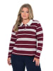 Ulla Popken Poloshirt in weinrot