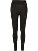 Urban Classics Urban Classics Damen Ladies High Waist Honeycomb Leggings in black