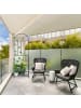 relaxdays Blumenregal in Schwarz - (B)150 x (H)110 x (T)75 cm