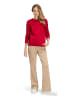 Betty Barclay Basic-Strickpullover mit Rundhalsausschnitt in Rot