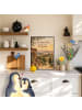 Mr. & Mrs. Panda Poster Landschaft zeitlos Design mit Spruch in Weiß