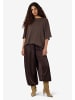 Noisy may Oversize T-Shirt mit Rundhals und Halbarm in Braun-2